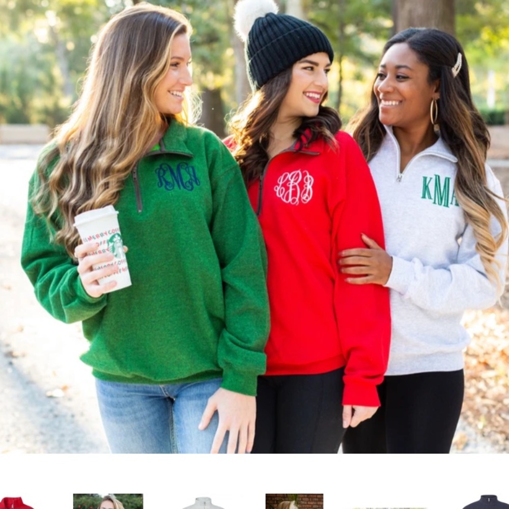 Monogrammed sweatshirt - Picture 2 of 6